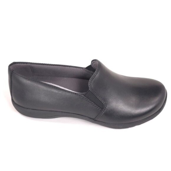 NWB Dansko Women's Nora Slip On Black Leather Loafers Size 38 Black 1956020202 - Picture 10 of 13